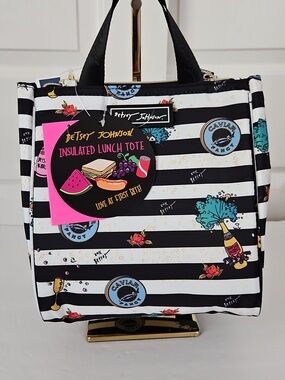 Betsey Johnso NWT Lunch Tote